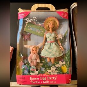 Vintage Barbie Easter Egg Party Set - Pink and Green 1999